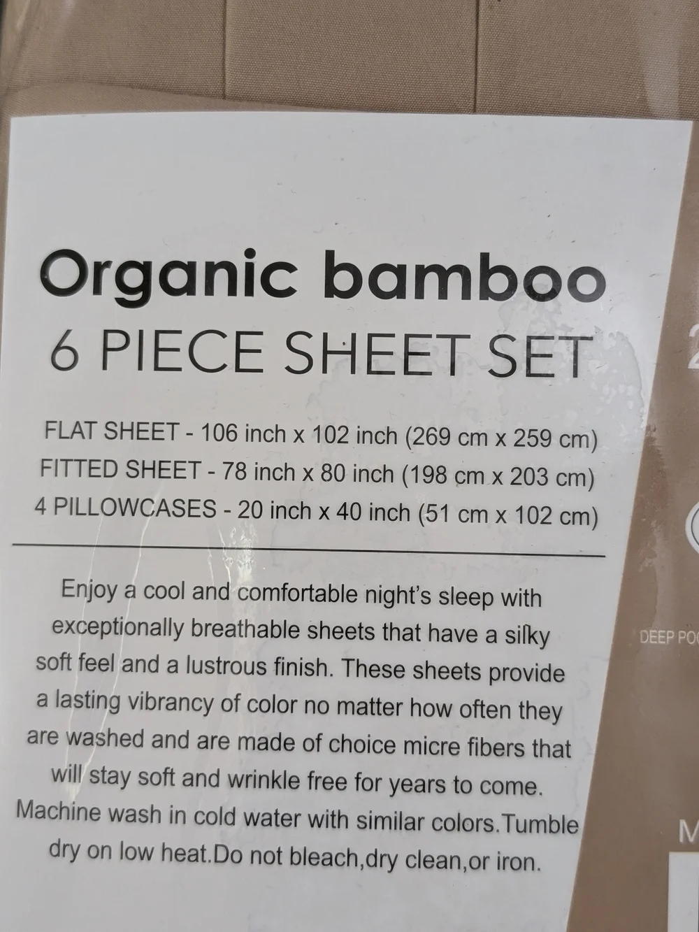 Ultra Plush King Sheet Set - Sand Beige